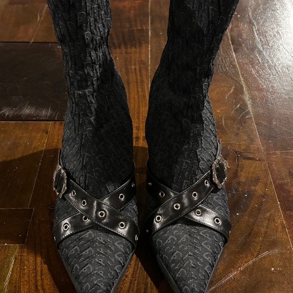 Christian Dior Boots with Buckle Detail - Picture 1 of 6